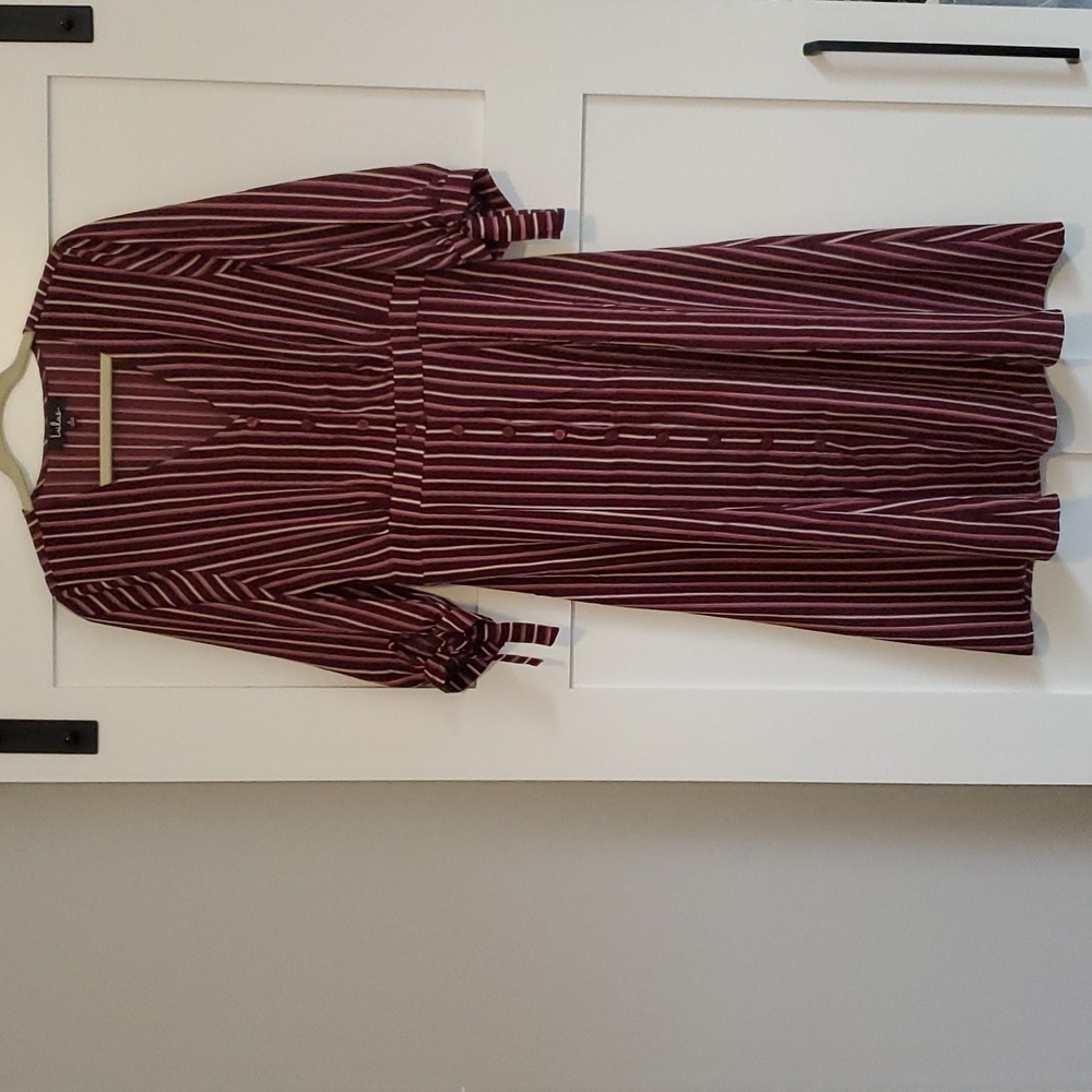 Lulu's Stripe Buttonup Dress